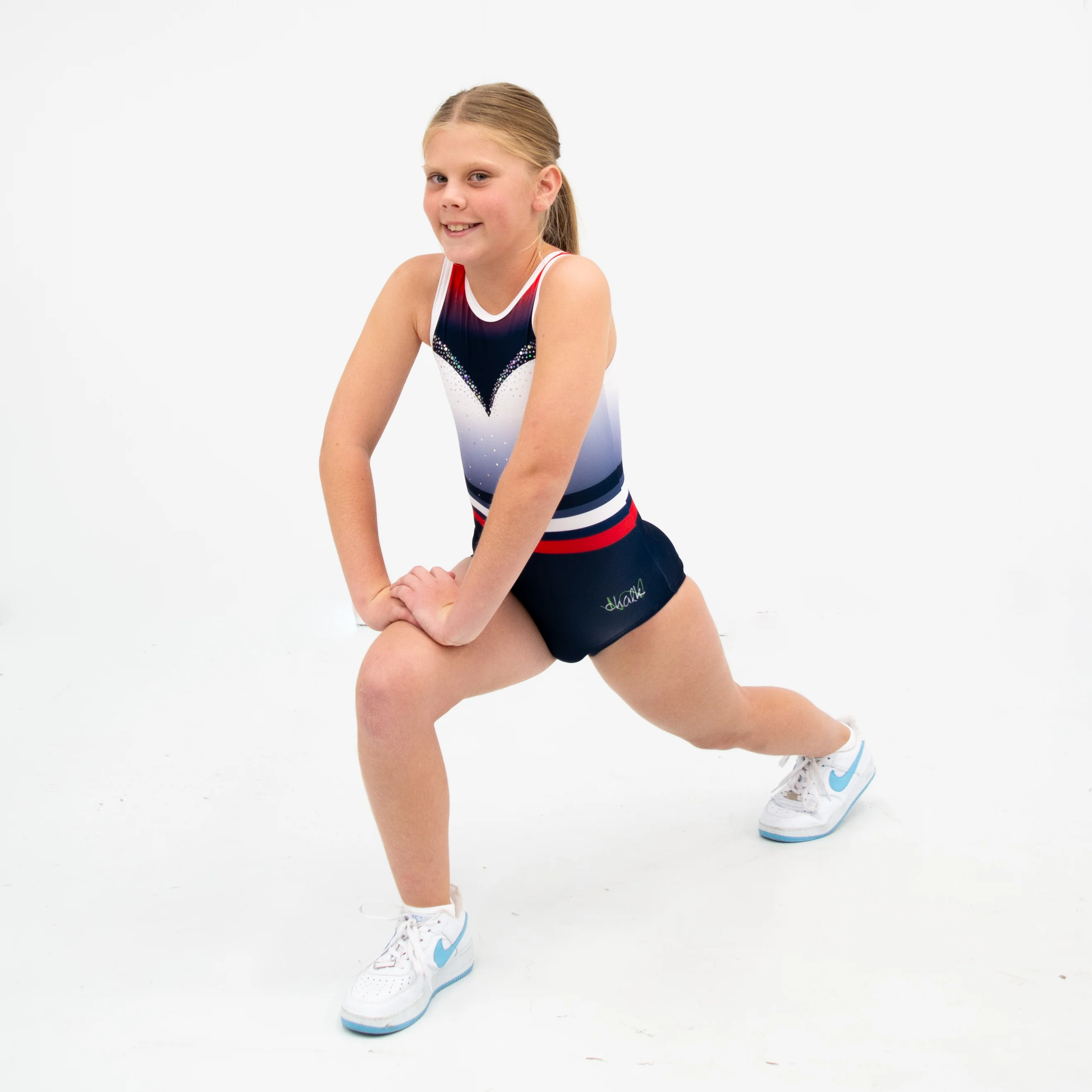 Navy/Red Piper Leotard - Image 2