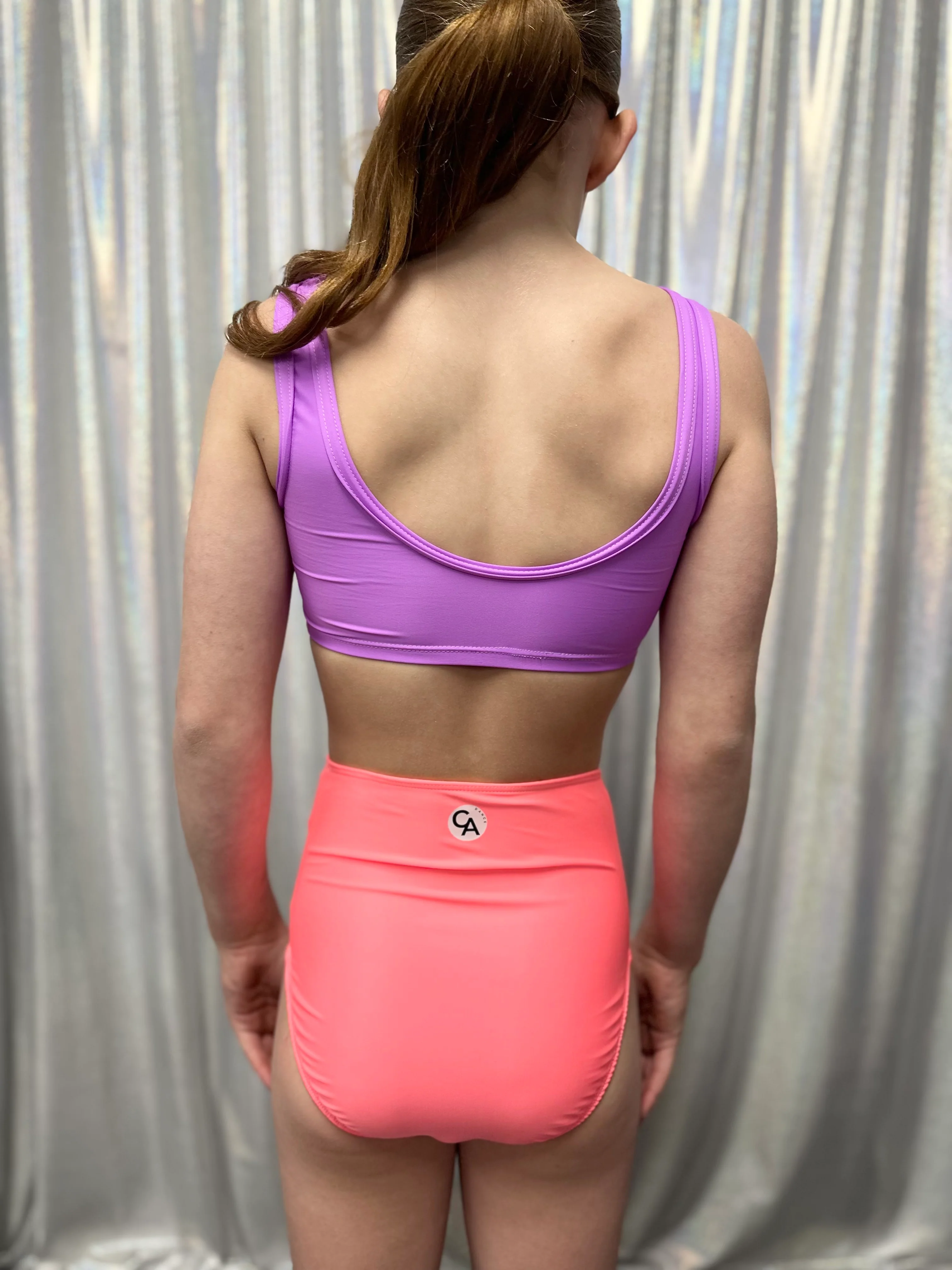 Ultra Violet Scoop Crop - Image 2